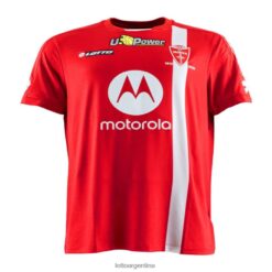 ac monza casa 22/23 auténtico llama roja Lotto hombre vestir V0XJHB640