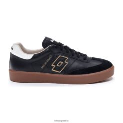 brasil seleccione lth todo negro/platino claro Lotto hombre zapatos V0XJHB25