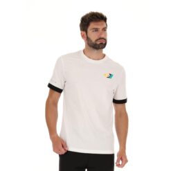 camiseta Athletica Classic V blanco caramelo Lotto hombre vestir V0XJHB389