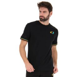 camiseta Athletica Classic V todo negro Lotto hombre vestir V0XJHB388