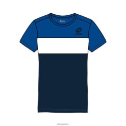 camiseta atletica b iii js equipo real/azul marino Lotto niños vestir V0XJHB1138