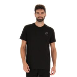 camiseta basica todo negro/ébano Lotto hombre vestir V0XJHB455