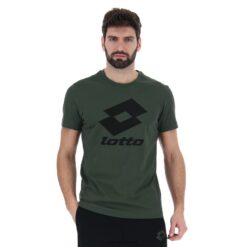 camiseta inteligente ii js bolsa de lona verde Lotto hombre vestir V0XJHB400