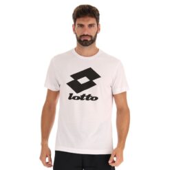camiseta inteligente iii blanco brillante Lotto hombre vestir V0XJHB401