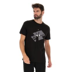 camiseta losanga vi todo negro Lotto hombre vestir V0XJHB445