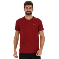 camiseta msc rojo ruibarbo Lotto hombre vestir V0XJHB476