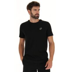 camiseta msc todo negro Lotto hombre vestir V0XJHB470