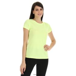 camiseta msp w neón amarillo Lotto mujer vestir V0XJHB911