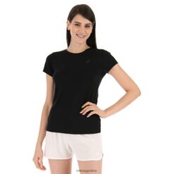 camiseta msp w todo negro Lotto mujer vestir V0XJHB892
