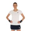 camiseta squadra w blanco brillante Lotto mujer vestir V0XJHB925