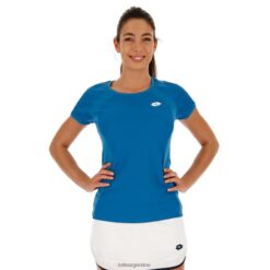 camiseta squadra w mosaico azul Lotto mujer vestir V0XJHB937