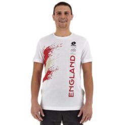 camiseta wc22 inglaterra 1 blanco brillante Lotto hombre vestir V0XJHB454