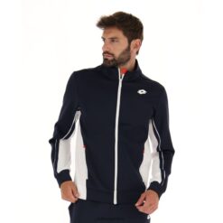 chaqueta squadra ii azul marino/blanco brillante Lotto hombre vestir V0XJHB274