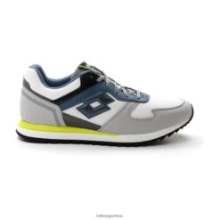 corredor plus 95 amf v blanco/azul espejismo/gris vapor Lotto hombre zapatos V0XJHB75