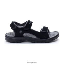 dakar iii todo negro Lotto hombre zapatos V0XJHB260