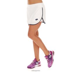 escuadrón con falda blanco brillante Lotto mujer vestir V0XJHB997