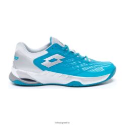 espejismo 100 velocidades w pájaro azul/todo blanco/metal plateado Lotto mujer zapatos V0XJHB768