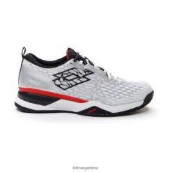 hiperpulso raptor 100 velocidades todo blanco/todo negro/rojo fuego Lotto hombre zapatos V0XJHB106