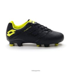 maestro 700 iv fg jr todo negro/verde acacia Lotto niños zapatos V0XJHB1103