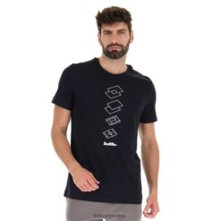 orígenes de la camiseta Azul marino Lotto hombre vestir V0XJHB439