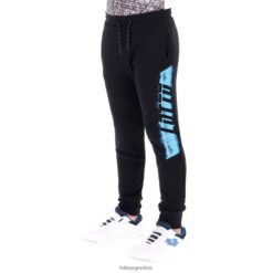 pantalones con logo todo negro Lotto niños vestir V0XJHB1200
