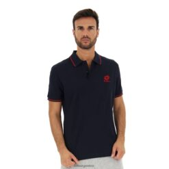 polo lipari pq Azul marino Lotto hombre vestir V0XJHB573