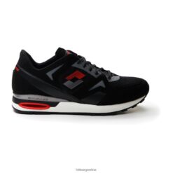Synpulse 93 amf todo negro/gris frío 11c/rojo fuego Lotto hombre zapatos V0XJHB54