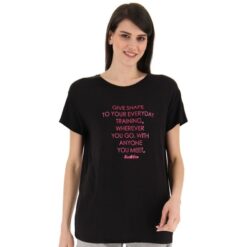 texto de la camiseta w vi todo negro Lotto mujer vestir V0XJHB907
