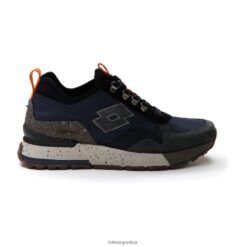 tokio shibuya ii azul noche/todo negro/gris sombra Lotto hombre zapatos V0XJHB4