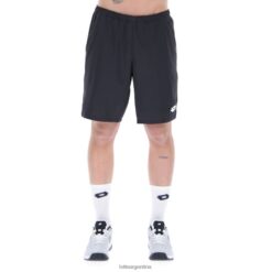 top diez ii corto9 pl todo negro Lotto hombre vestir V0XJHB614