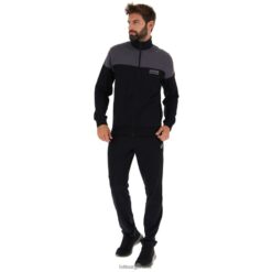 traje doble vi todo negro Lotto hombre vestir V0XJHB524