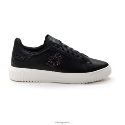 venus brillo w todo negro Lotto mujer zapatos V0XJHB745