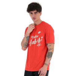 yalla habibi jabeur m camiseta roja Deportes Lotto hombre vestir V0XJHB441